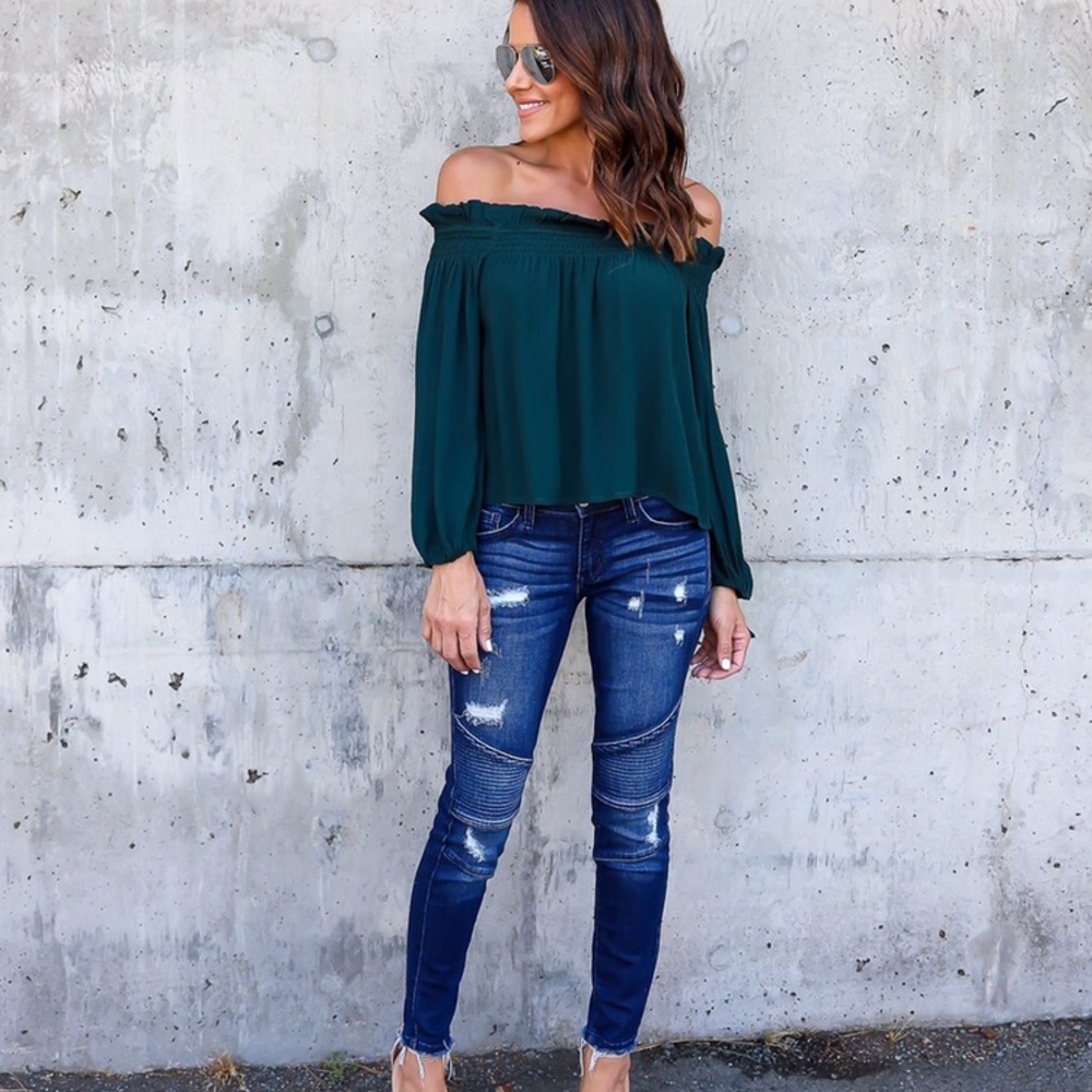 Off the shoulder top